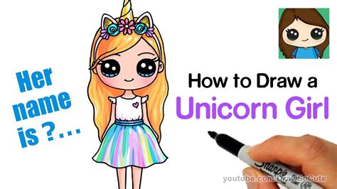 how to draw a unicorn|how to draw a unicorn girl.